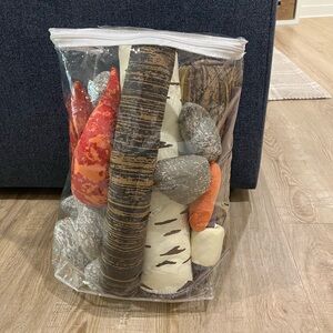 Crate&Barrel plush campfire kids playset